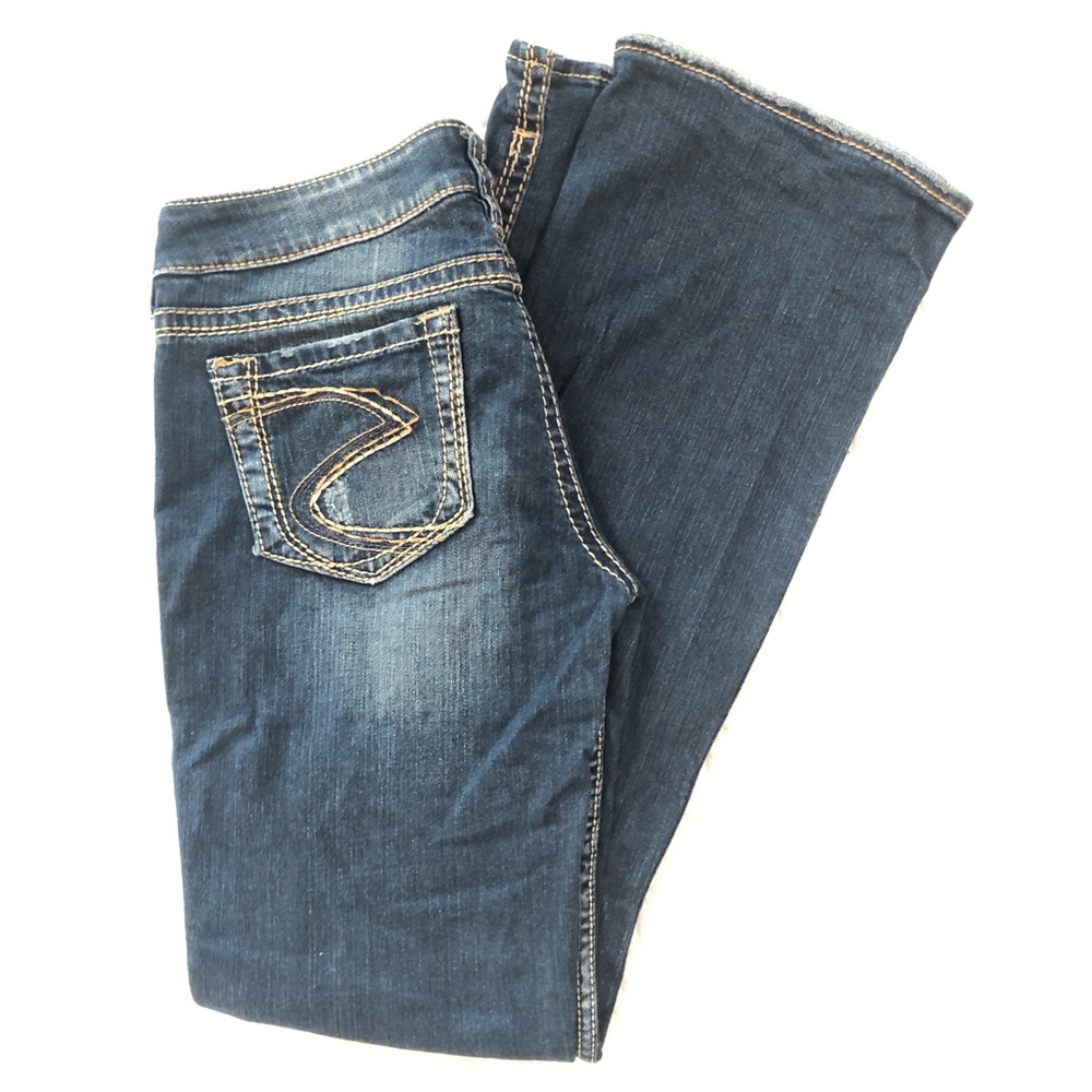 Silver Low Rise Boot Cut Size 29 Jean